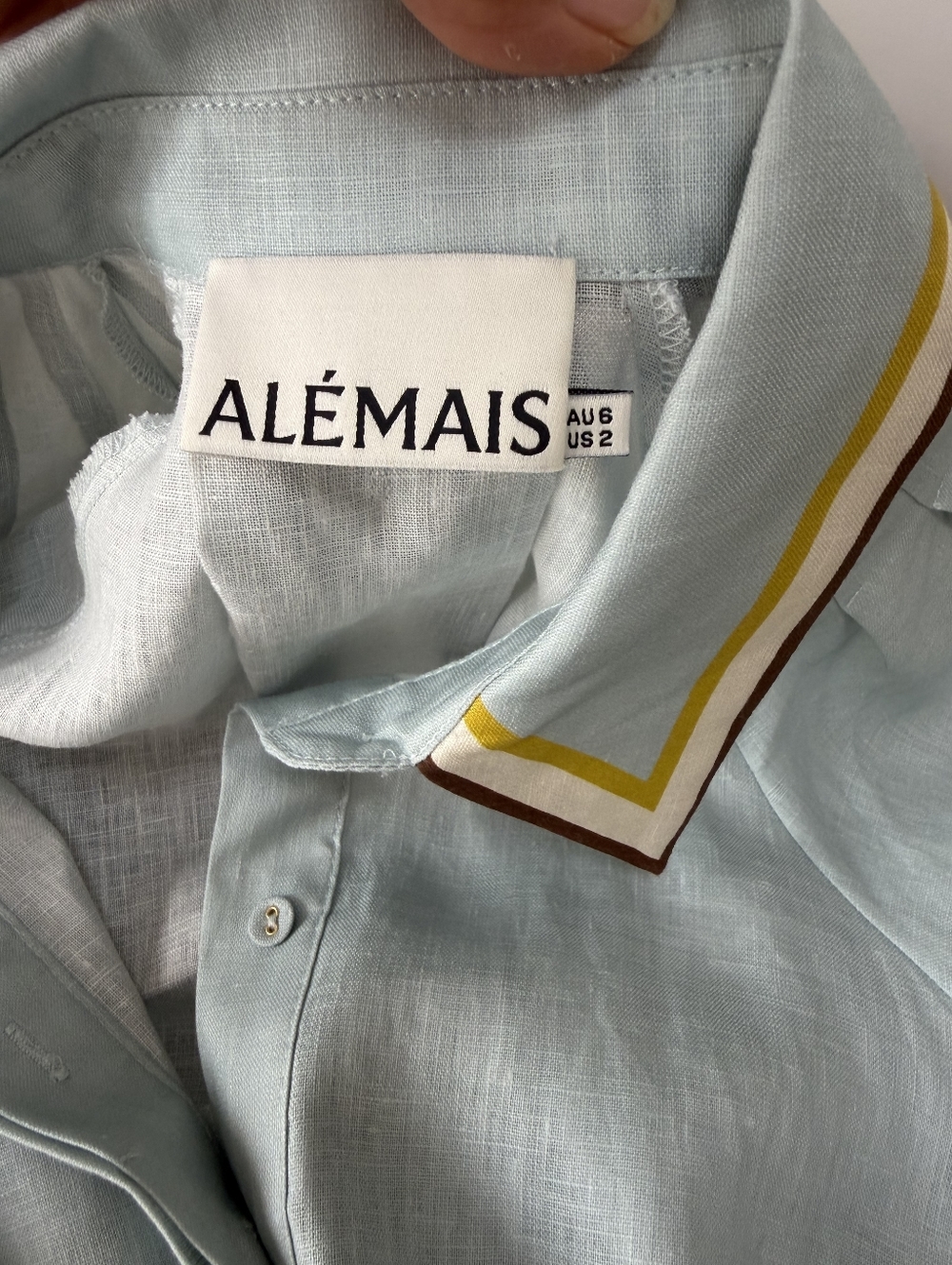 ALEMAIS Alfie Linen Midi Shirt Dress - Picture 14 of 15